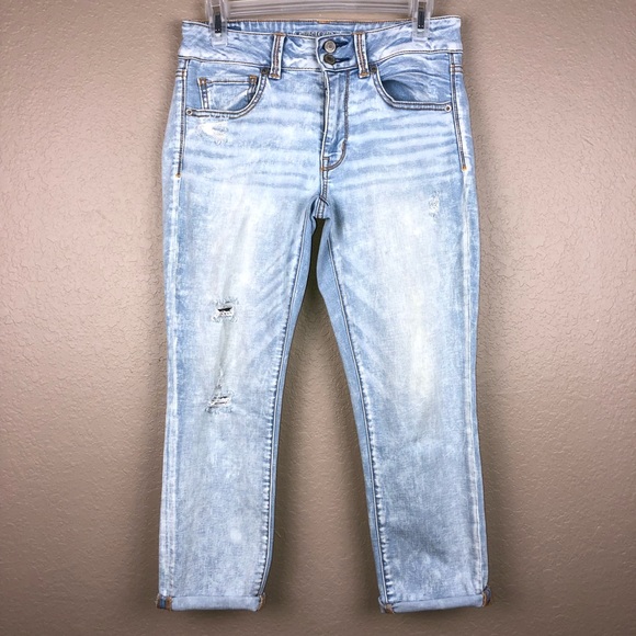 American Eagle Outfitters Denim - American Eagle Artist Crop Stretch Jeans Size 6